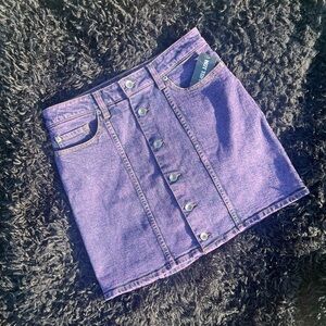 NWT Hot Topic | Purple Tint Denim Skirt